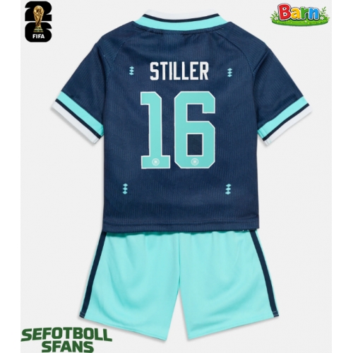 Tyskland Angelo Stiller #16 Bortaställ Barn VM 2026 Kortärmad (+ Korta byxor) Tyskland Angelo Stiller #16 Bortaställ Barn VM 2026 Kortärmad (+ Korta byxor)